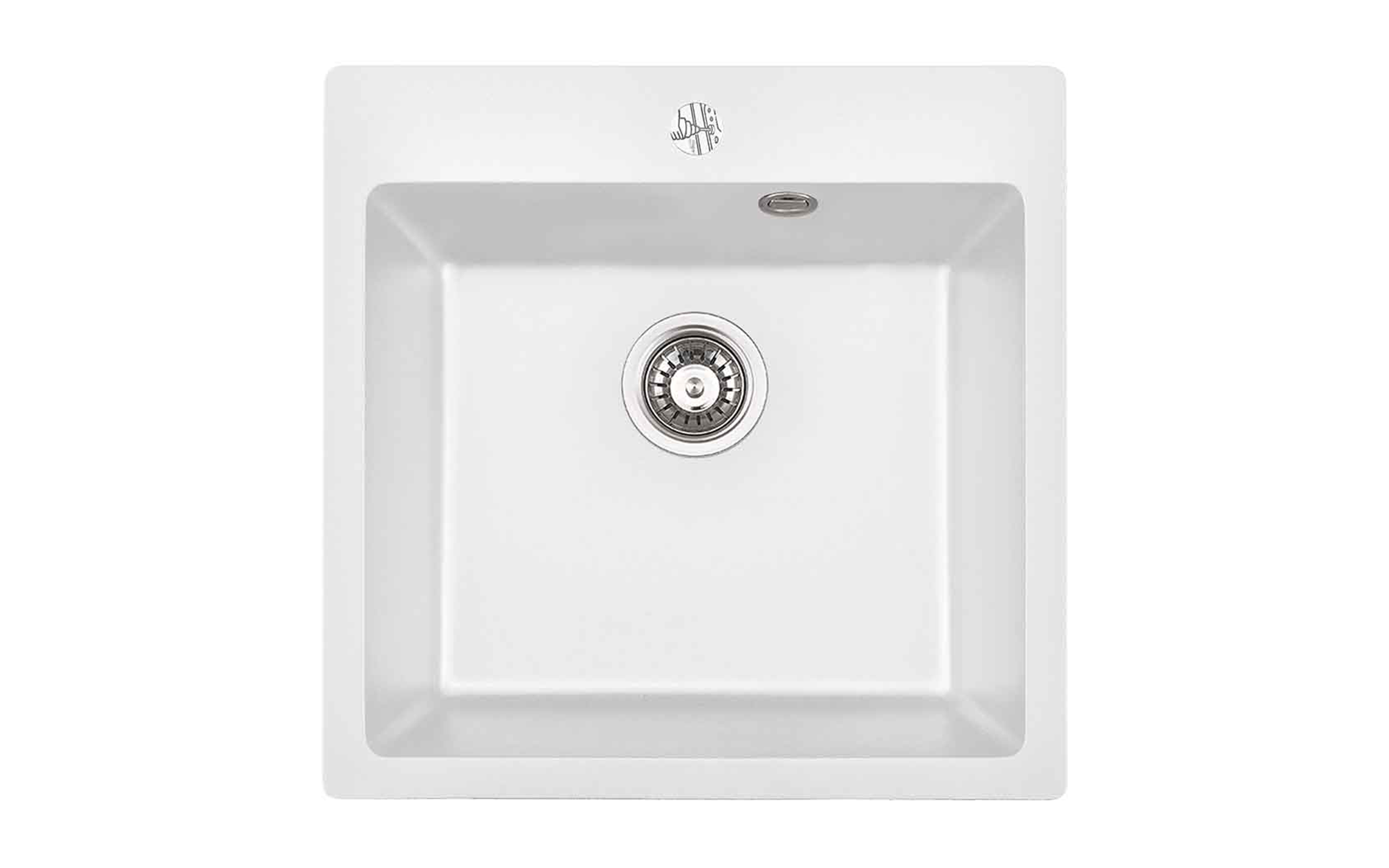 ICGS 5050 Chiuveta din granit, alb  1